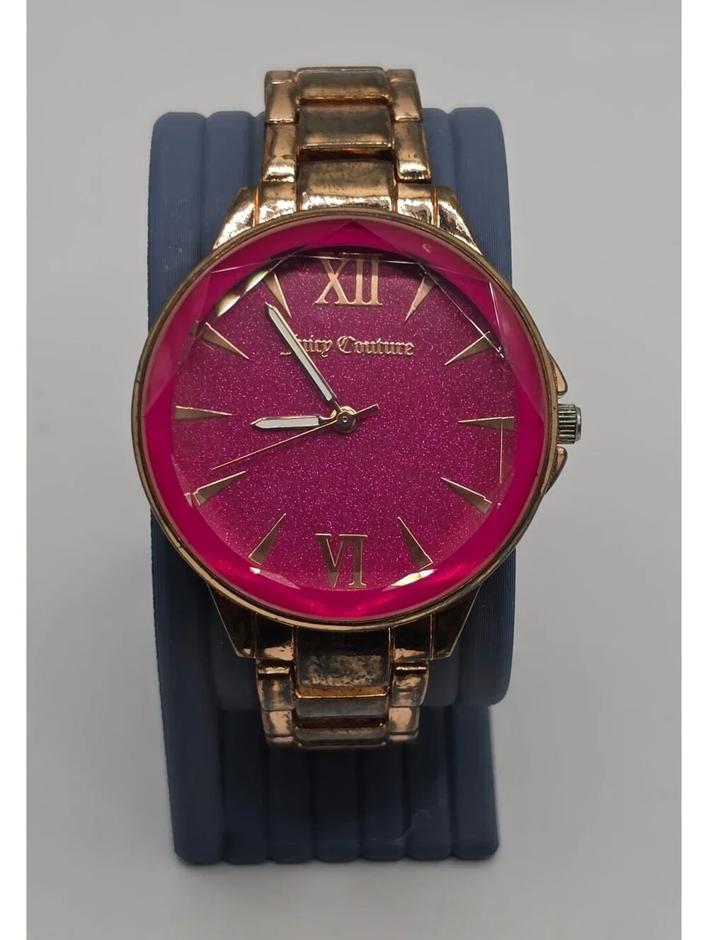 Juicy Couture Black Label JC/1280 Pink Rose Gold Tone Women’s Watch